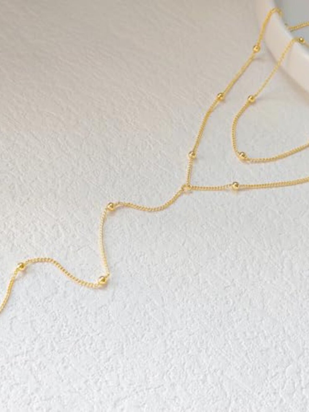 Gold Necklace for Women Trendy Lariat Y Necklace Dainty 14k Gold Plated